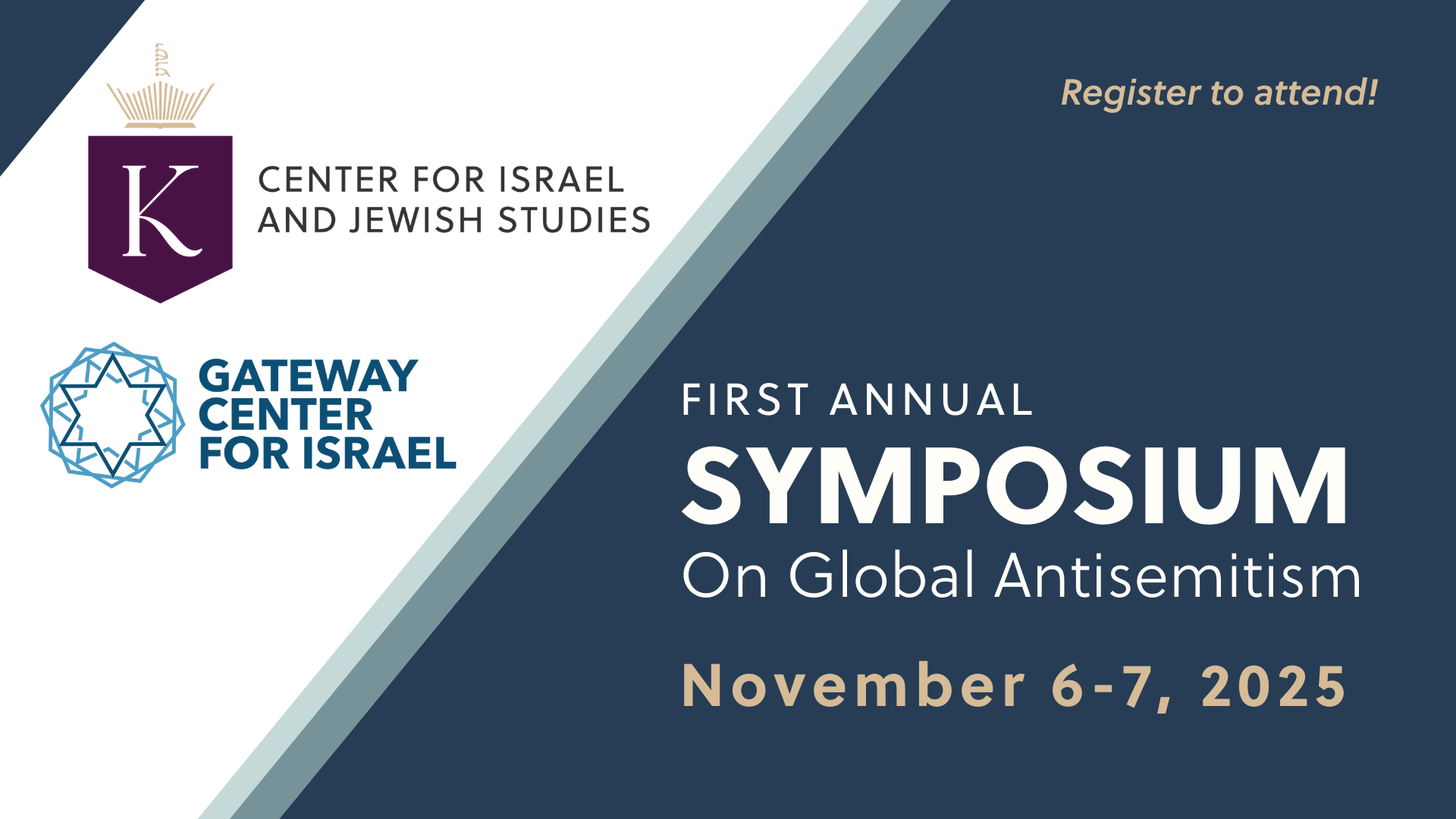 Center for Israel symposium