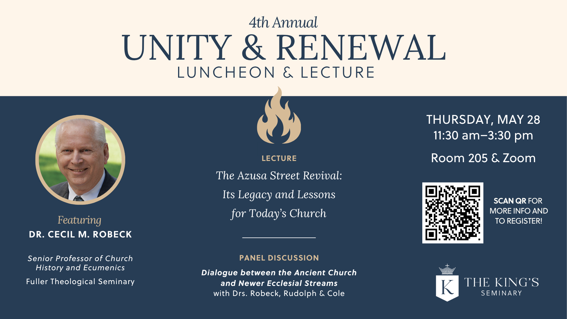 Unity and Renewal Luncheon and Lecture